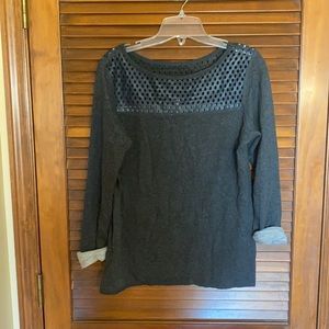 Fun Bailey 44 Leather Embellished Top